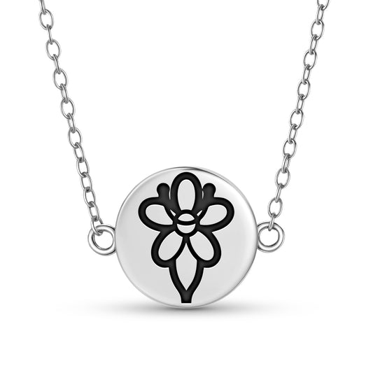 Valerian Flowers Symbols Necklace