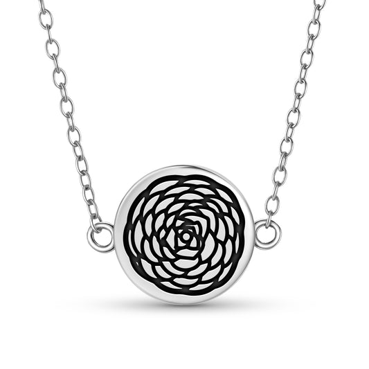 Camellia Flowers Symbols Necklace