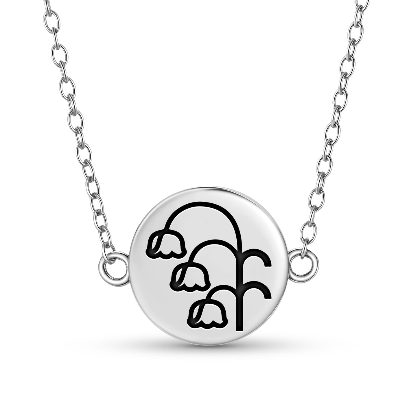 Lily of the Valley Flowers Symbols Necklace