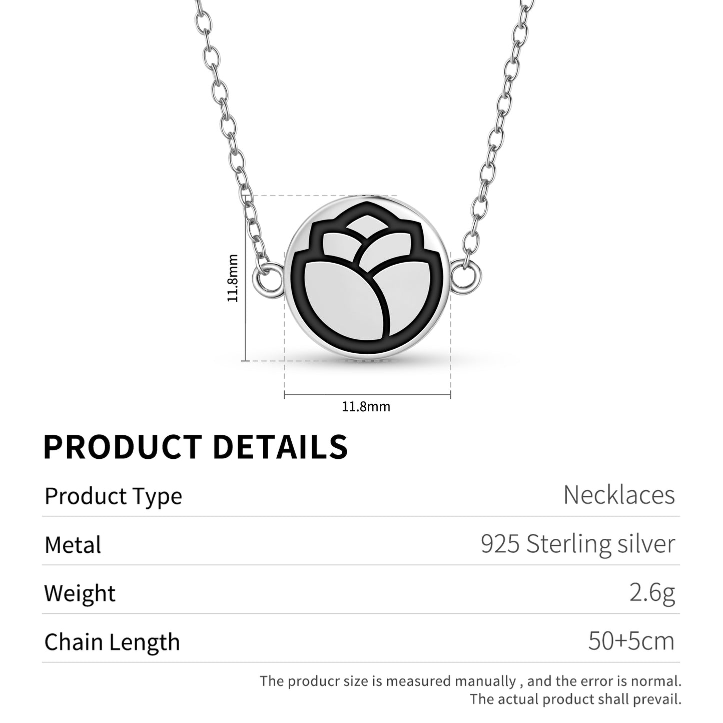 Tulip Flowers Symbols Necklace