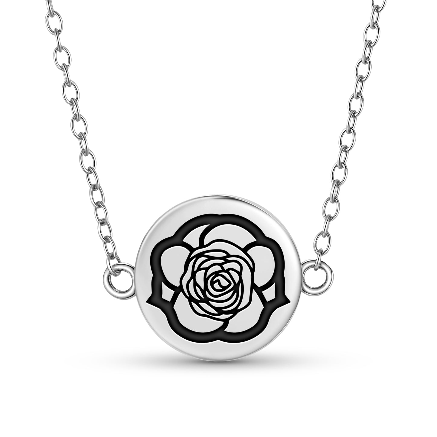 Carnation Flowers Symbols Necklace