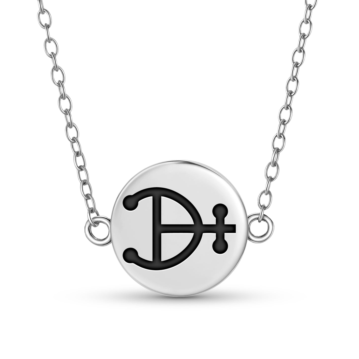Magnesium Alchemy Symbols Necklace