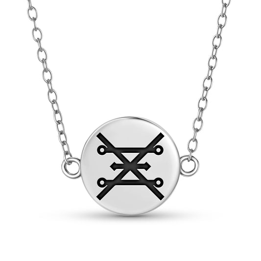 Copper Alchemy Symbols Necklace
