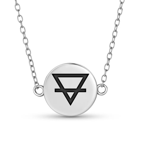 Earth Alchemy Symbols Necklace