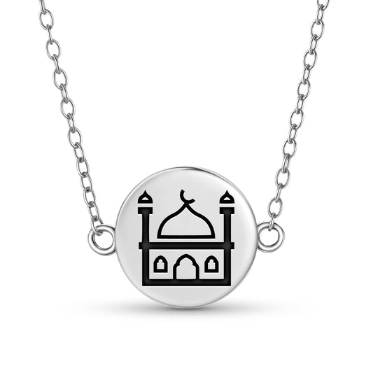 Mosque Islam Symbols Necklace