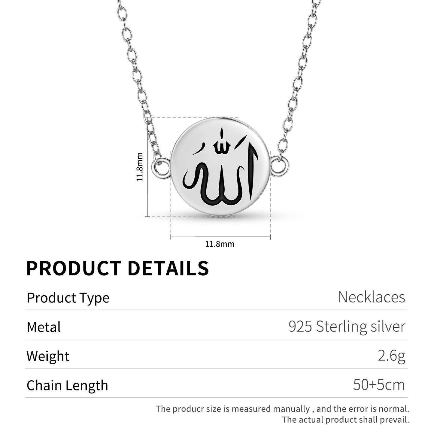 Allah Islam Symbols Necklace