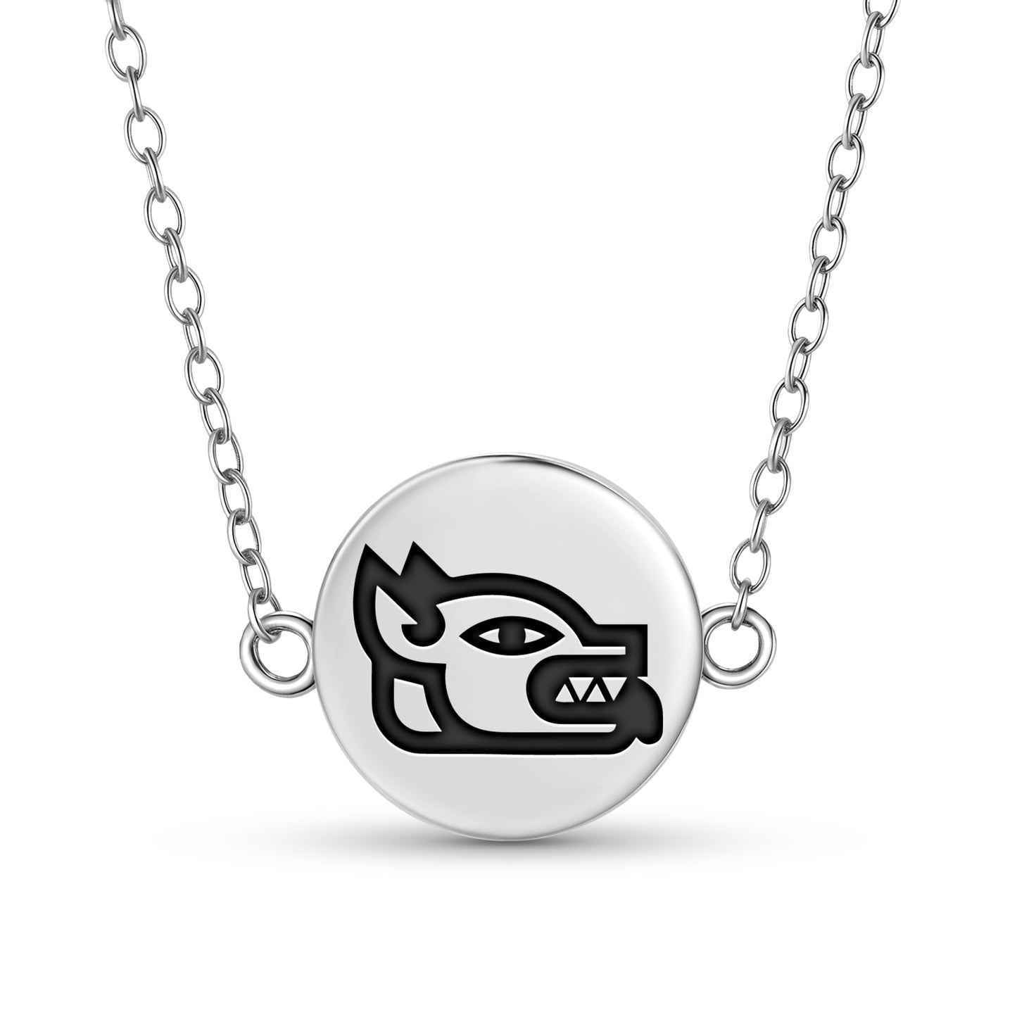 Itzcuintli Aztec Symbols Necklace