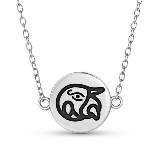 Cozcacuauhtli Aztec Symbols Necklace