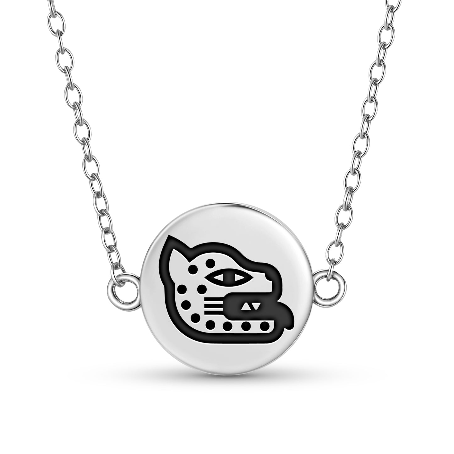 Ocelotl Aztec Symbols Necklace