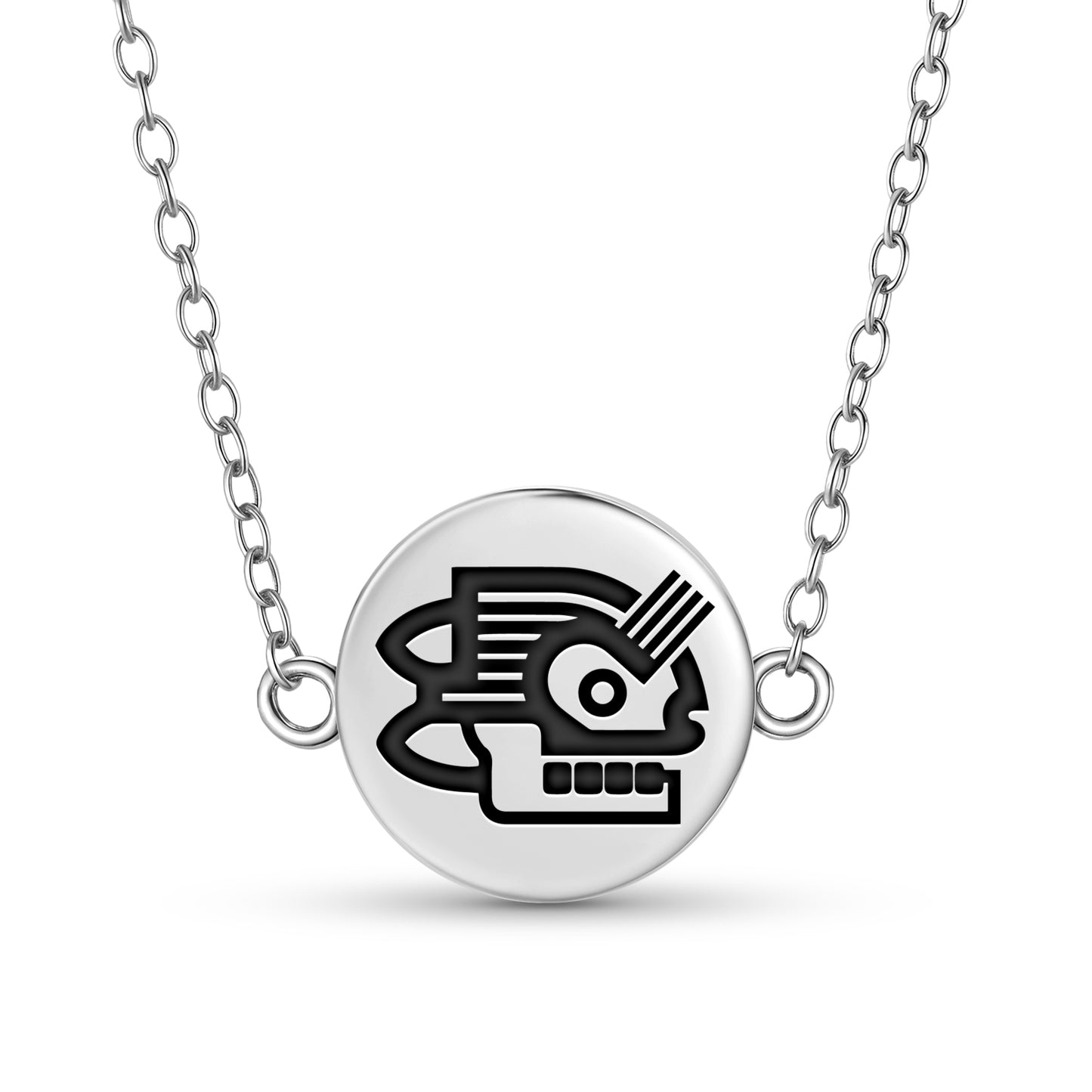 Malinalli Aztec Symbols Necklace