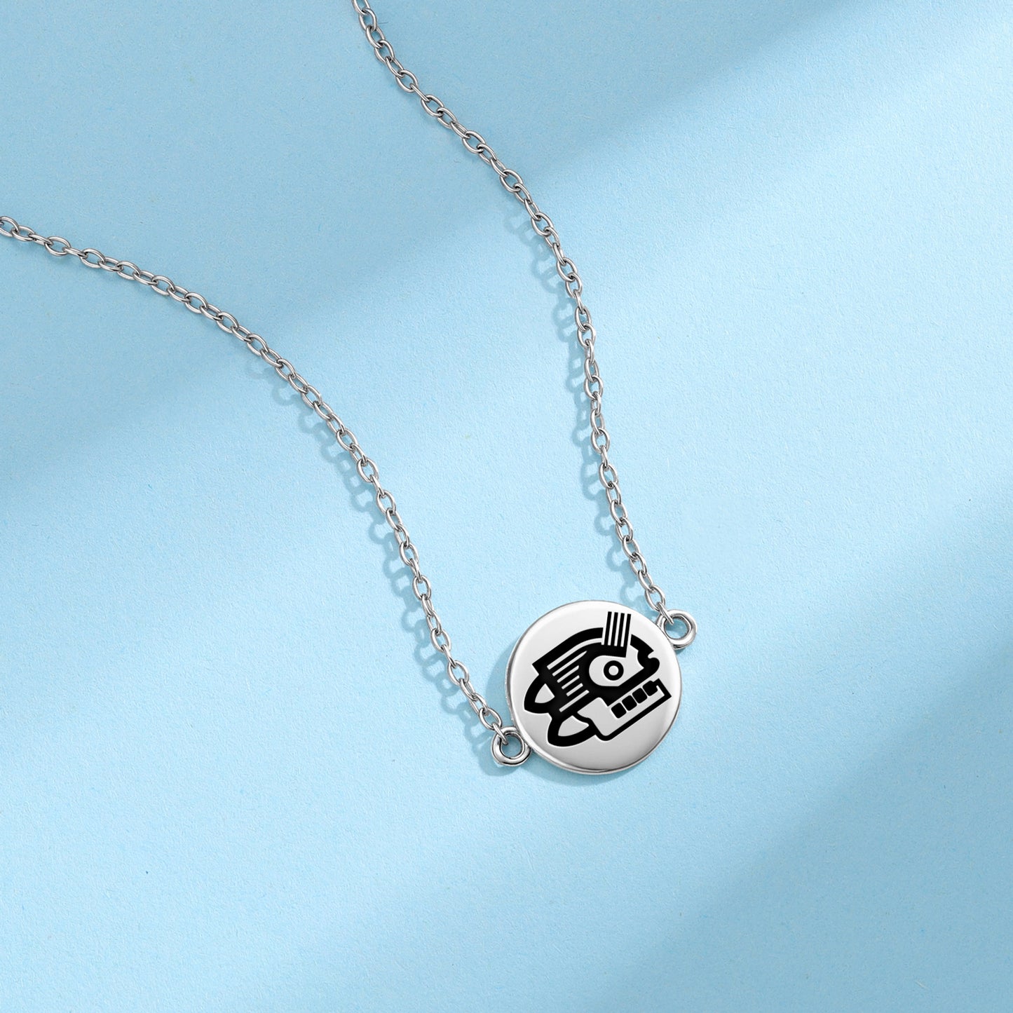 Malinalli Aztec Symbols Necklace