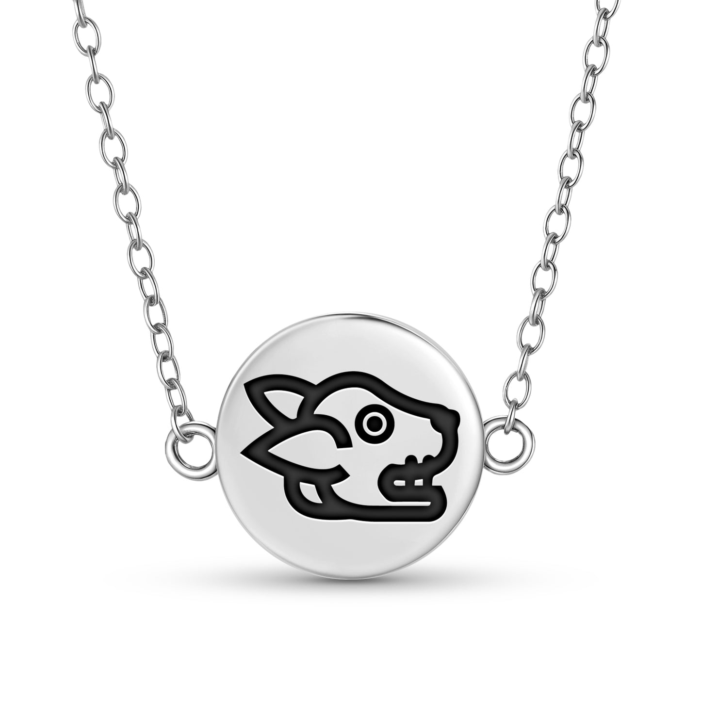 Tochtli Aztec Symbols Necklace