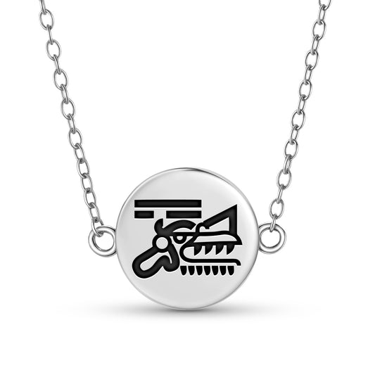 Ehecatl Aztec Symbols Necklace