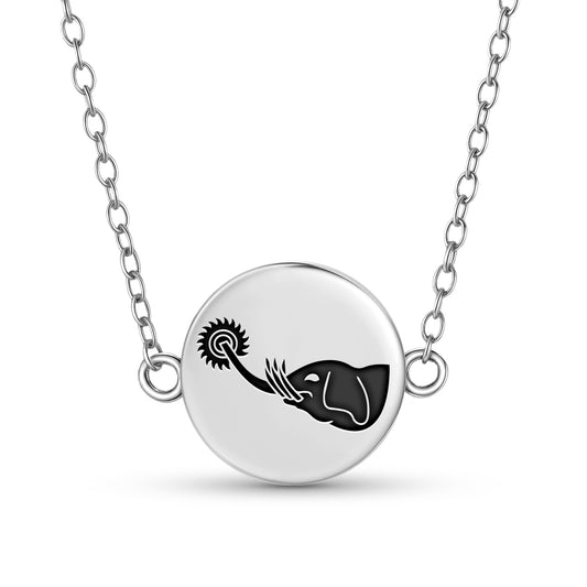 Airavarta – Six tusked Elephant Buddhist Symbols Necklace