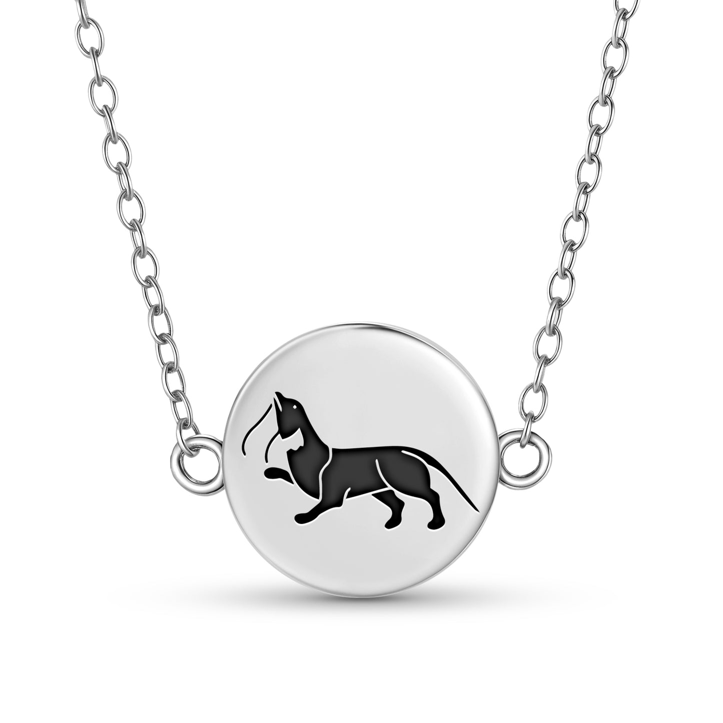Fish otter – The Three Victorious Creatures of Harmony Buddhist Symbols Necklace