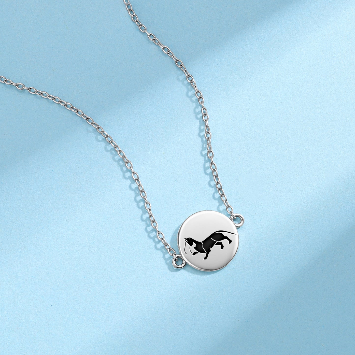 Fish otter – The Three Victorious Creatures of Harmony Buddhist Symbols Necklace