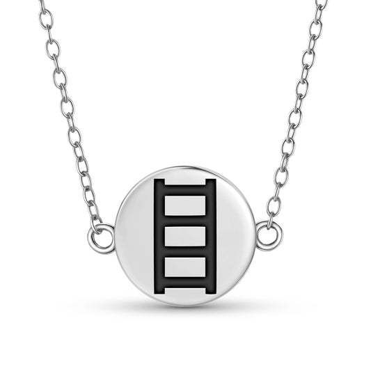 Owuo Atwedee Adinkra Symbols Necklace
