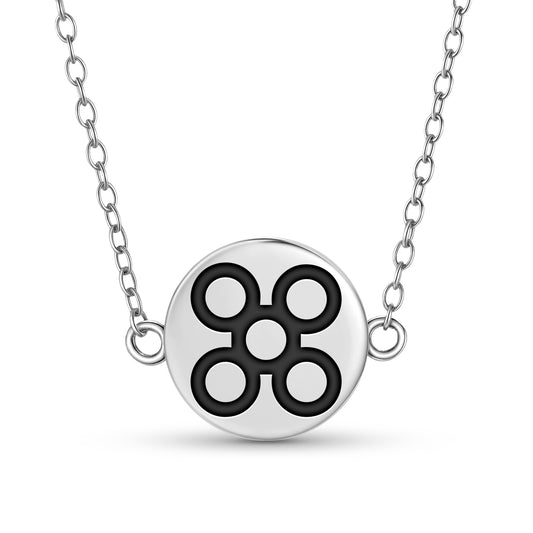 Mpuannum Adinkra Symbols Necklace