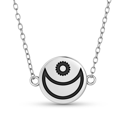 Osram ne Nsoromma Adinkra Symbols Necklace