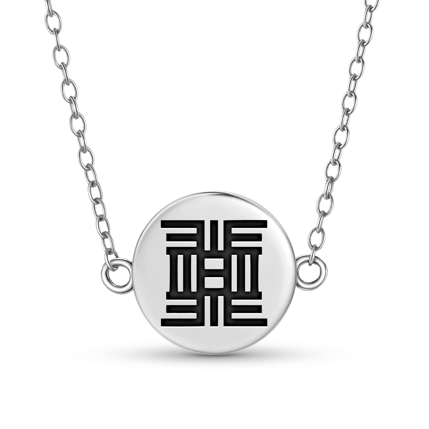 Nea Onnim Adinkra Symbols Necklace