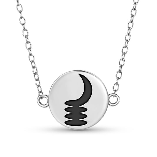 Akoben Adinkra Symbols Necklace