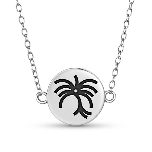 Abe Dua Adinkra Symbols Necklace