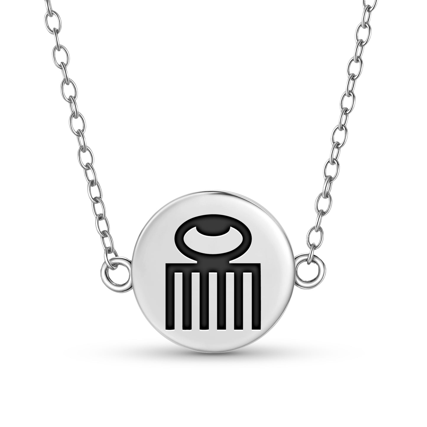Duafe Adinkra Symbols Necklace