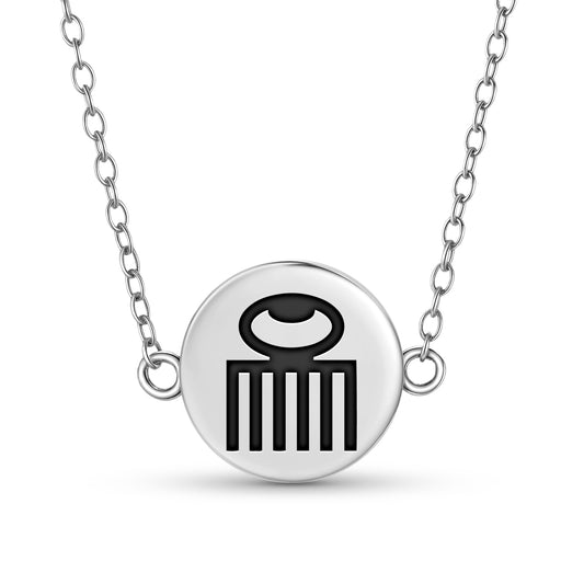 Duafe Adinkra Symbols Necklace