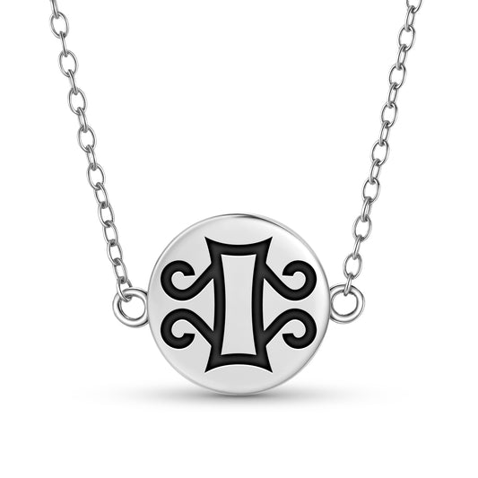 Tamfo Bebre Adinkra Symbols Necklace