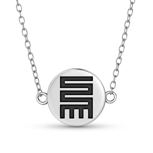 Nkyinkyim Adinkra Symbols Necklace