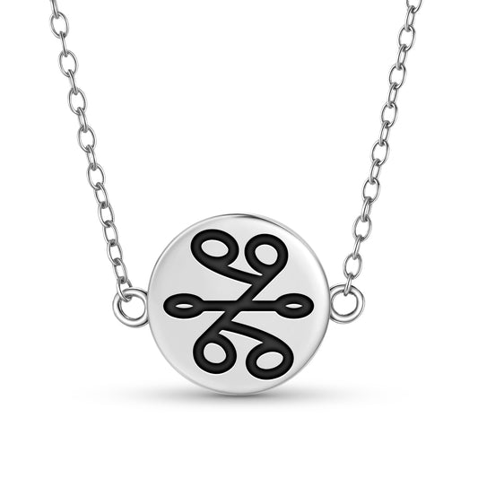 Adu Hwam Adinkra Symbols Necklace
