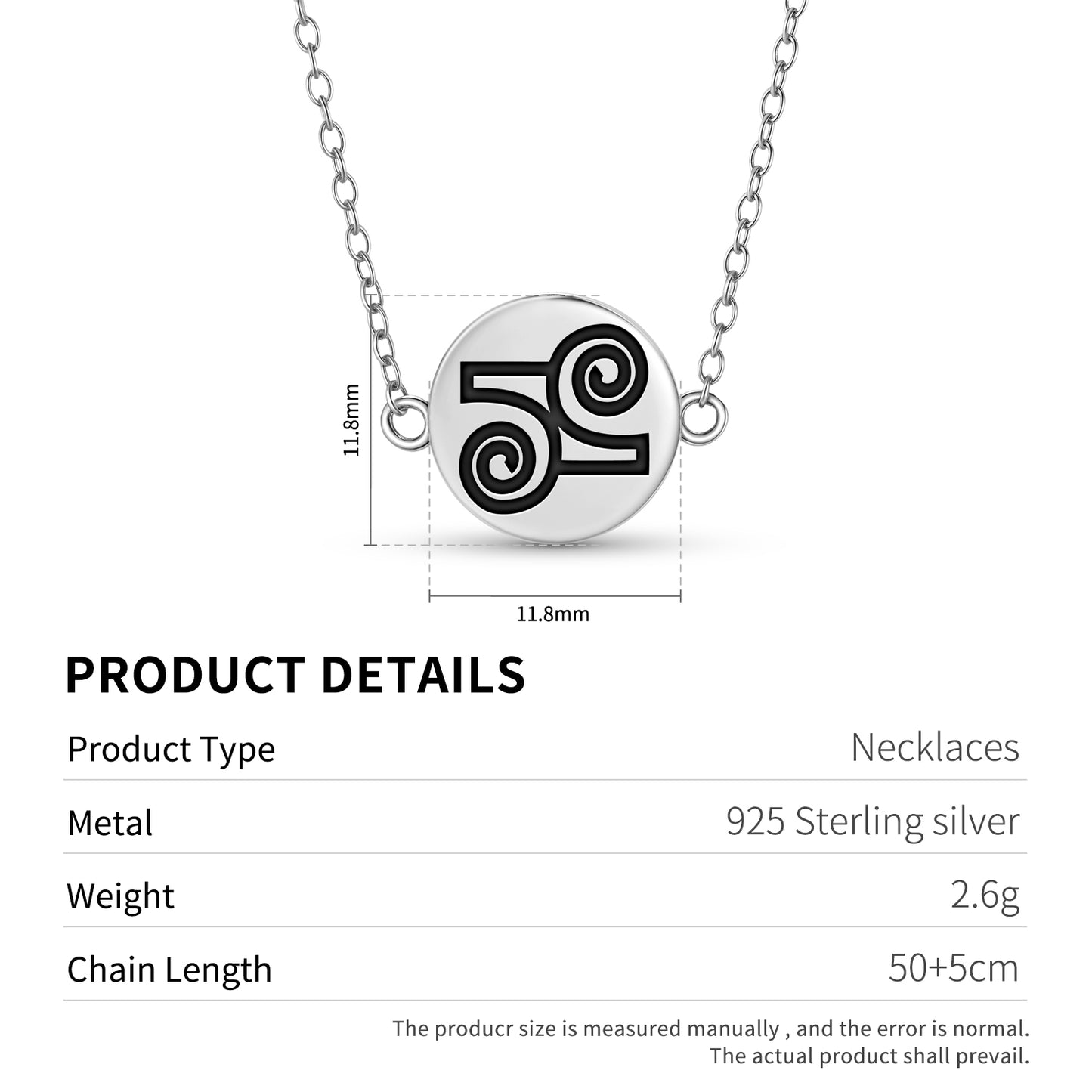 Gyawu Atiko Adinkra Symbols Necklace