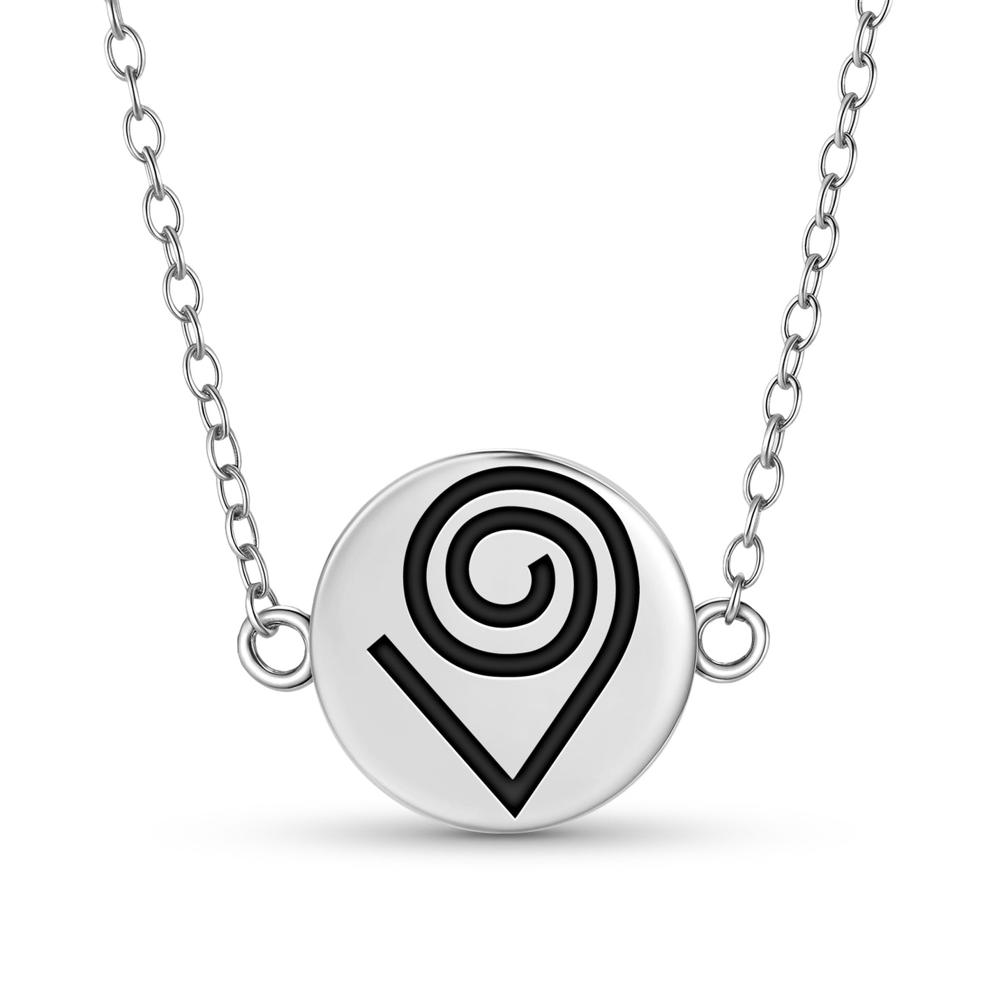 Kokuromotie Adinkra Symbols Necklace