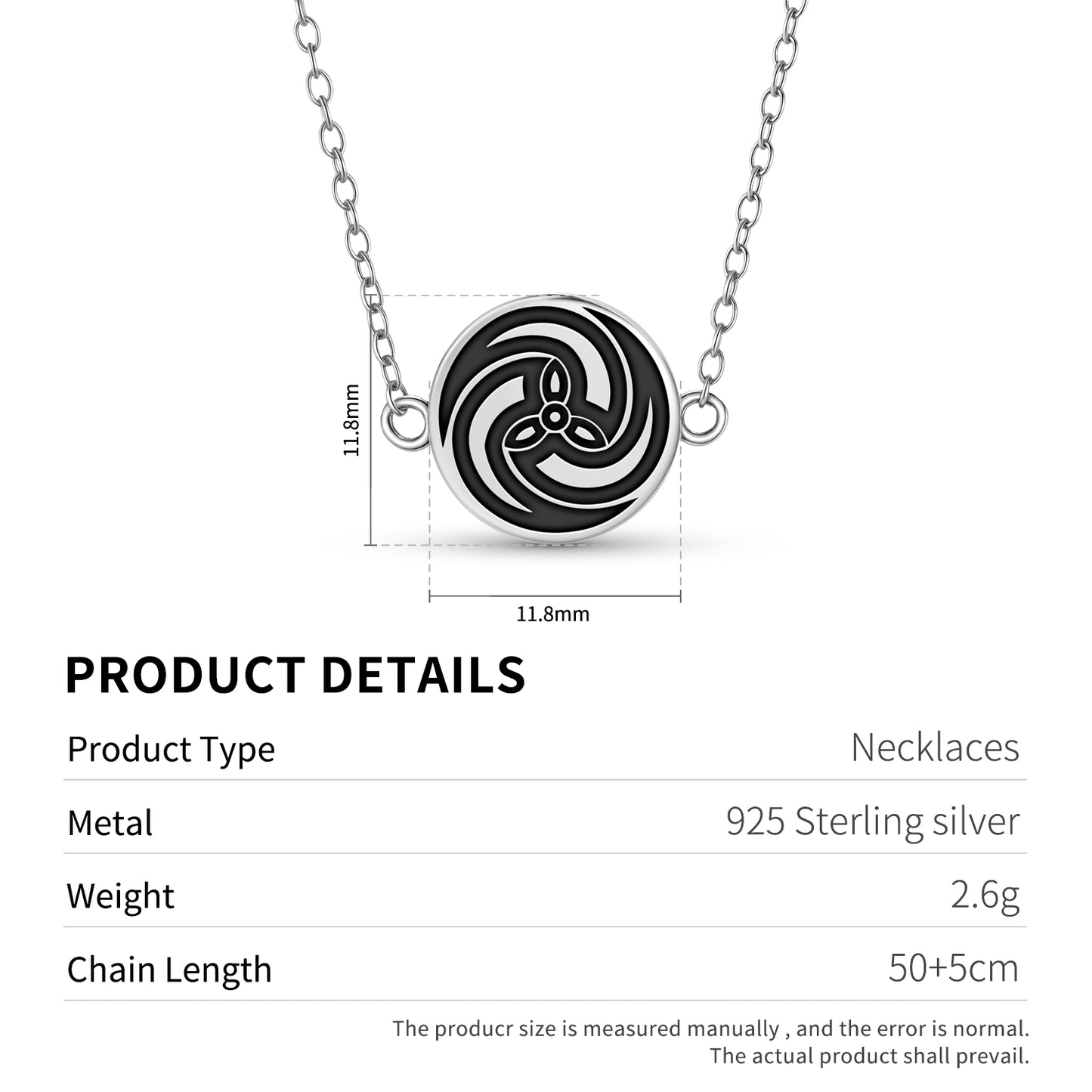 Kuroda Kanbe Japanese Symbols Necklace