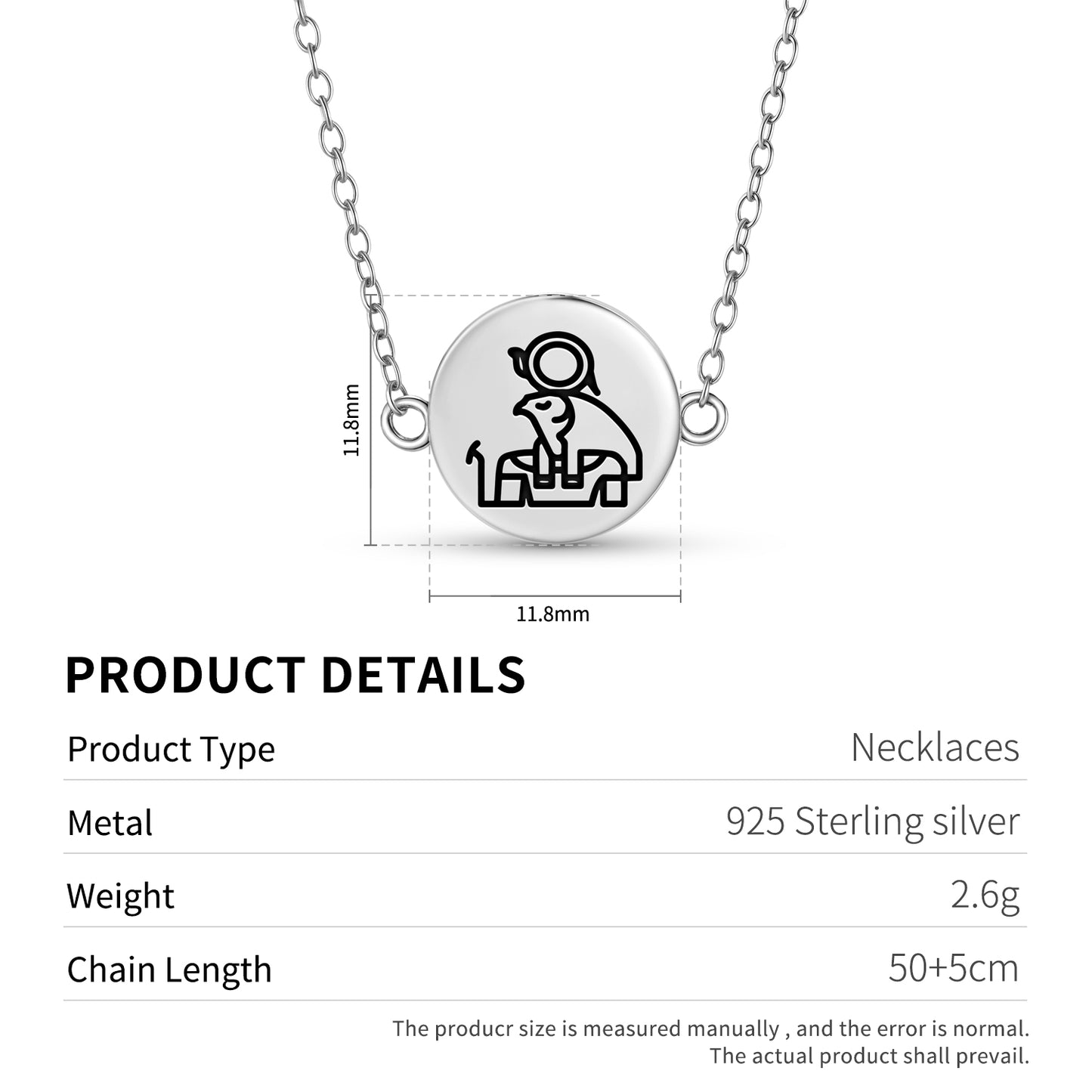 Ra Egyptian Symbols Necklace
