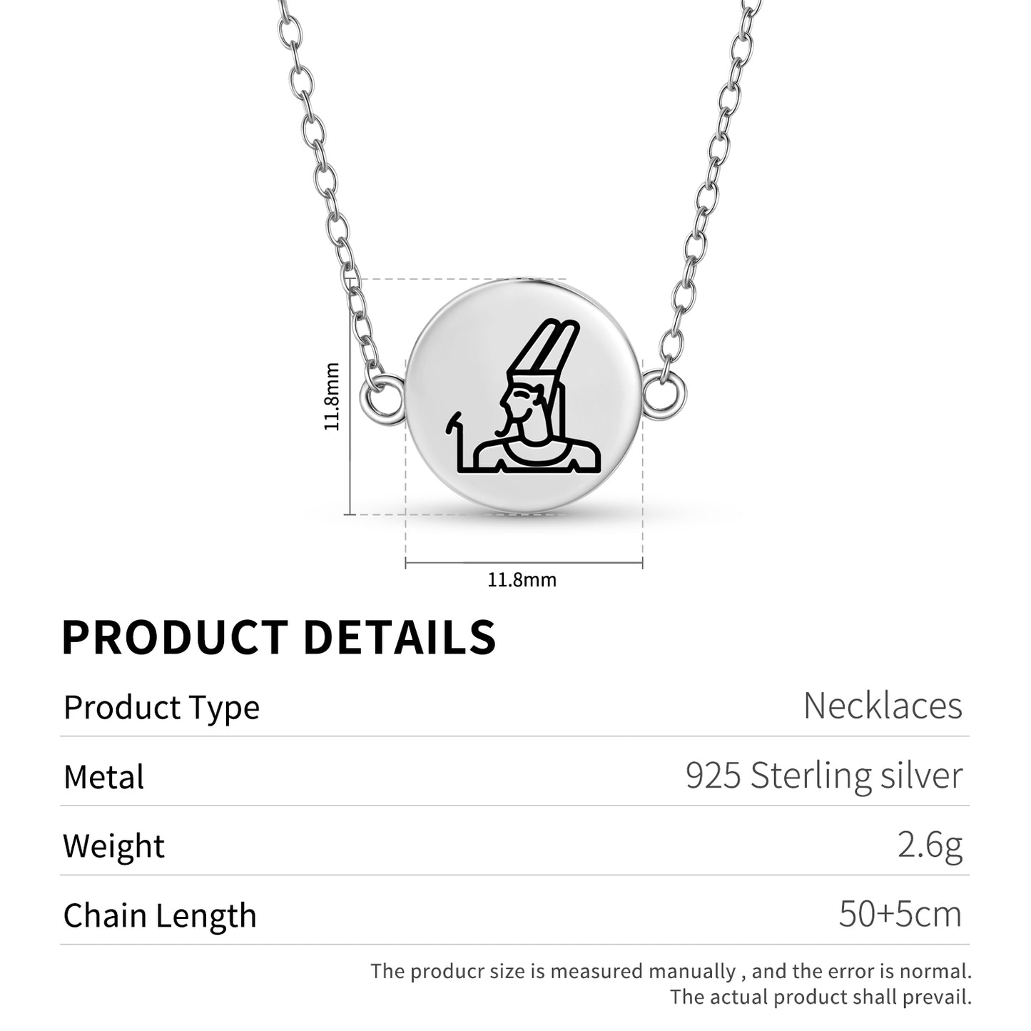 Amun Egyptian Symbols Necklace