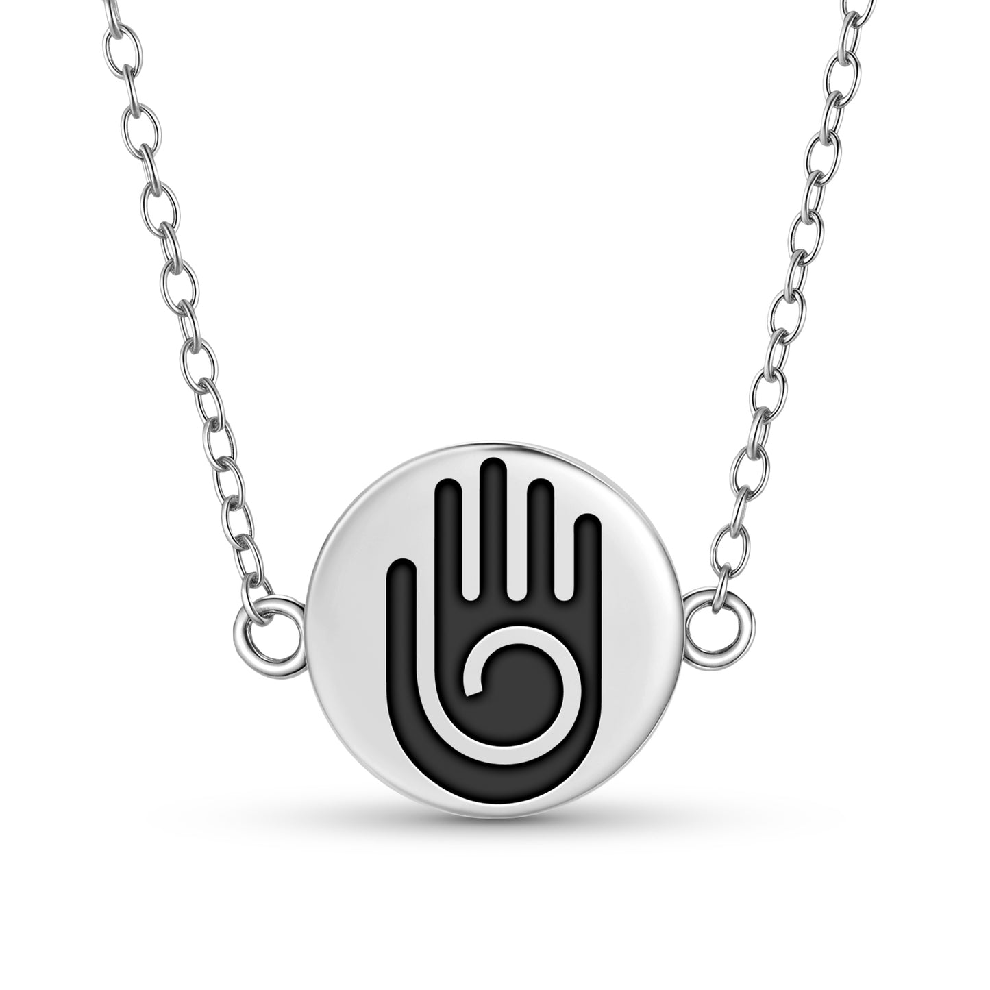Healing Hand Hopi Symbols Necklace