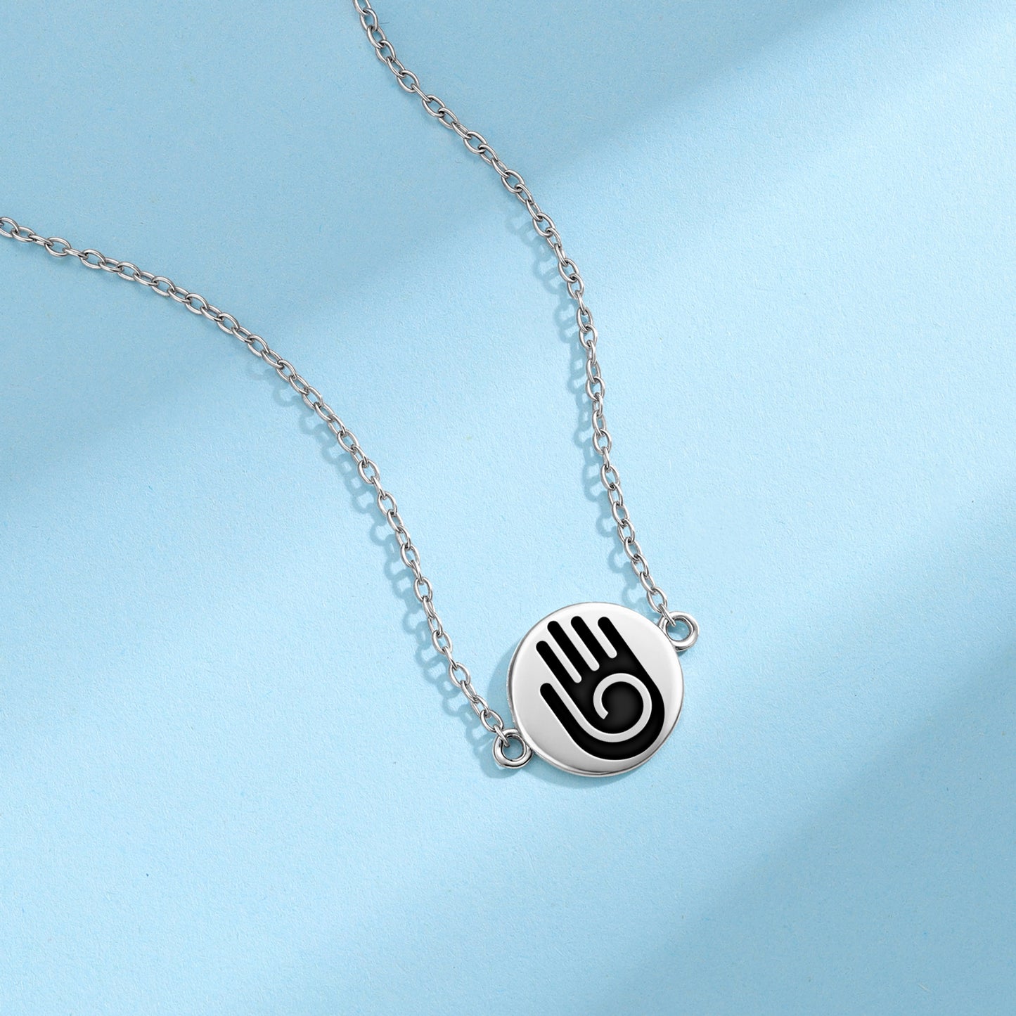 Healing Hand Hopi Symbols Necklace
