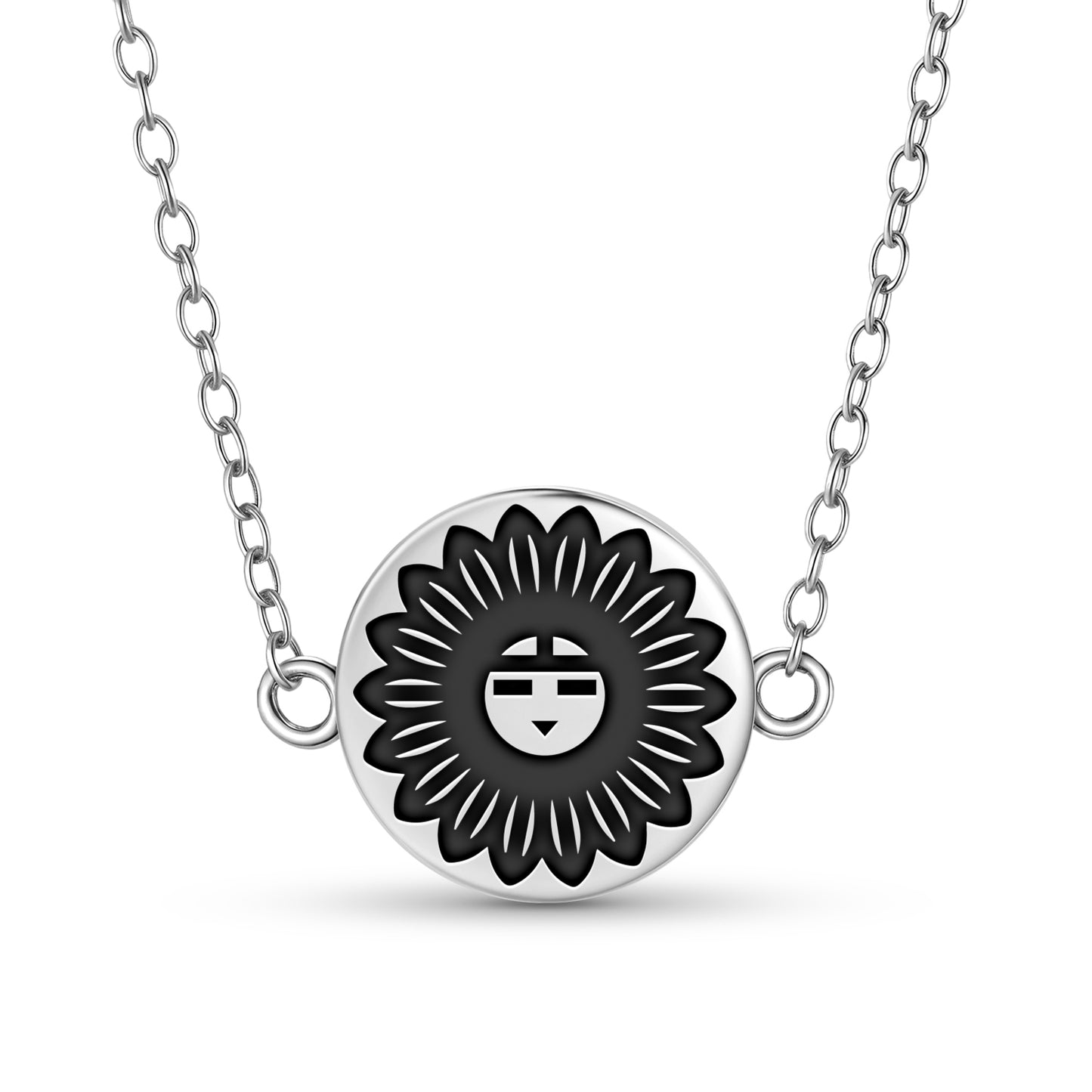 Tawa Hopi Symbols Necklace