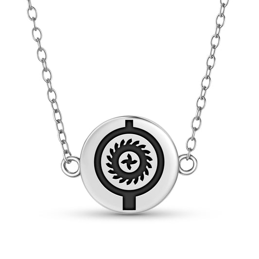 Kachina Rattle Hopi Symbols Necklace