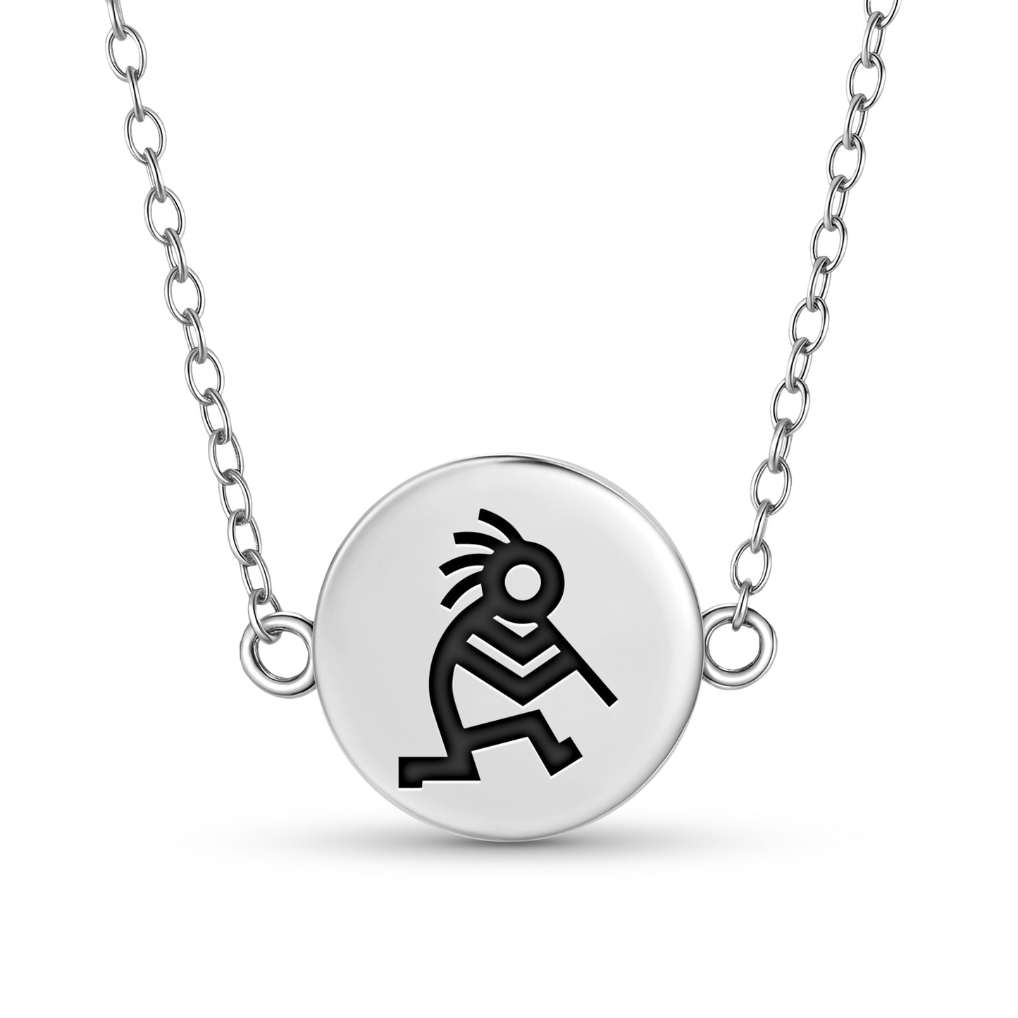 Kokopelli Hopi Symbols Necklace