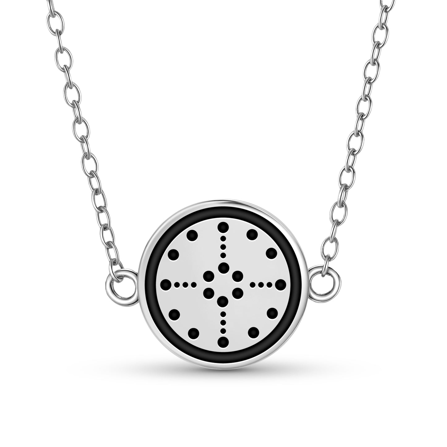 Stone Medicine Wheel Lakota Sioux Symbols Necklace