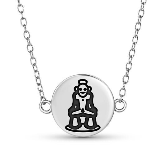 God of Cohoba Taino Symbols Necklace