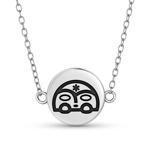 Moon goddess Taino Symbols Necklace