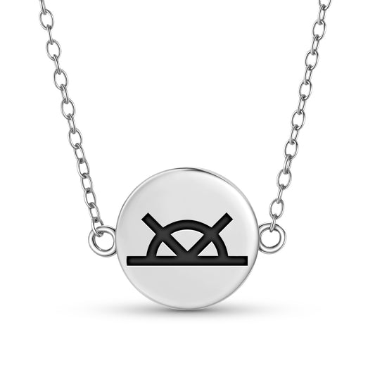 Healing Native Rock Art Symbols Necklace
