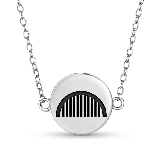 Fertility Native Rock Art Symbols Necklace