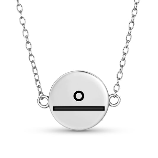 Energy of Silence Native Rock Art Symbols Necklace