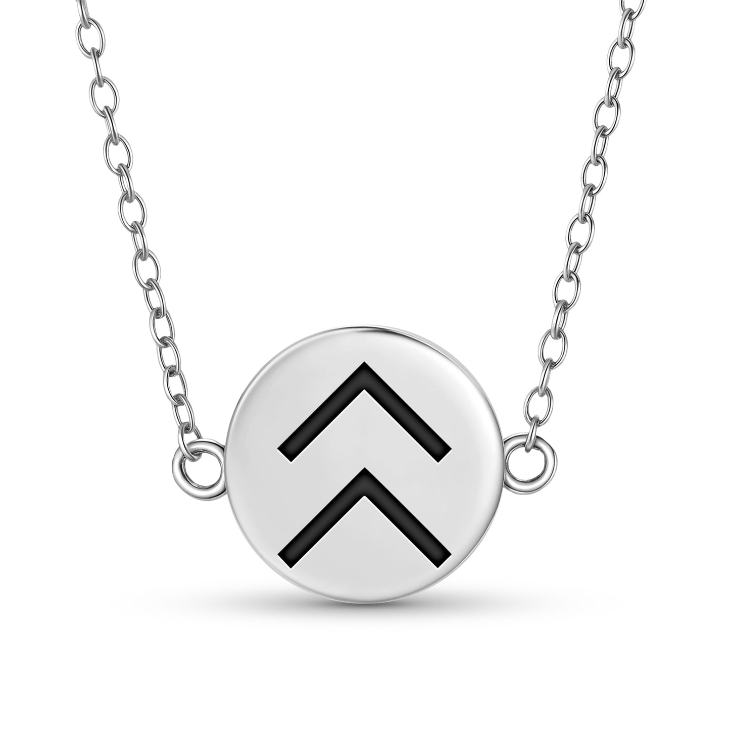 Willingness to Succeed Native Rock Art Symbols Necklace