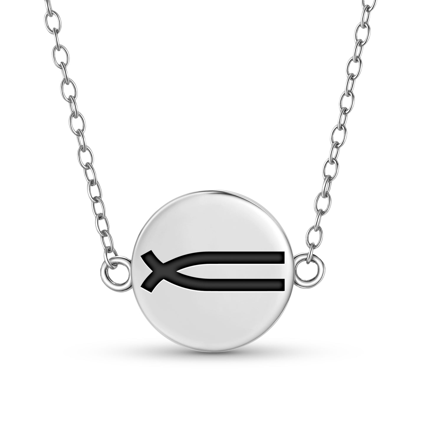 Family Native Rock Art Symbols Necklace