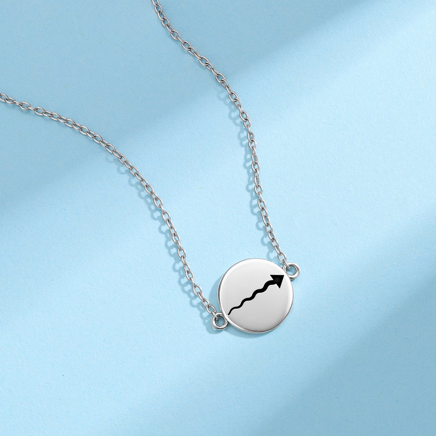 Acceleration Native Rock Art Symbols Necklace